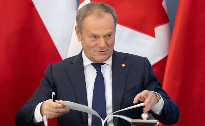 Premier Donald Tusk trzykrotnie minął się z prawdą o decyzjach jednego tylko posiedzenia Rady Europejskiej / autor: Fratria / Andrzej Wiktor