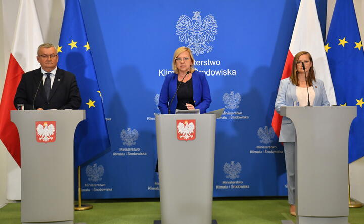 Andrzej Adamczyk, Anna Moskwa i Magda Gosk / autor: PAP