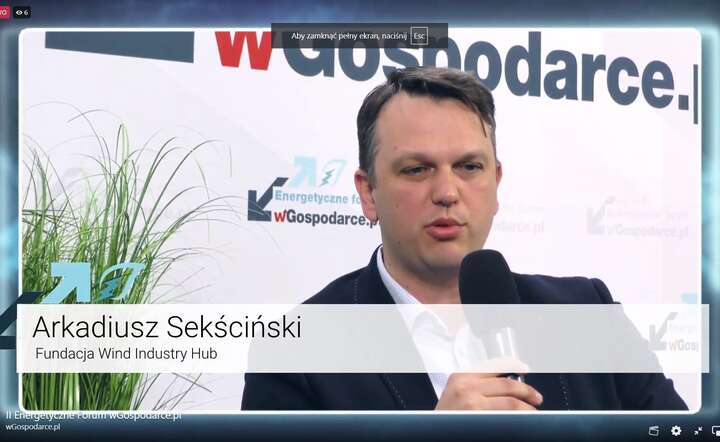 Arkadiusz Sekściński - Fundacja Wind Industry Hub / autor: fot. Fratria