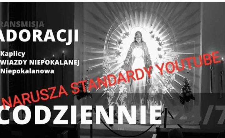You Tube zablokował stacji EWTN Polska na siedem dni możliwość transmitowania programów / autor: Twitter @EWTN Polska