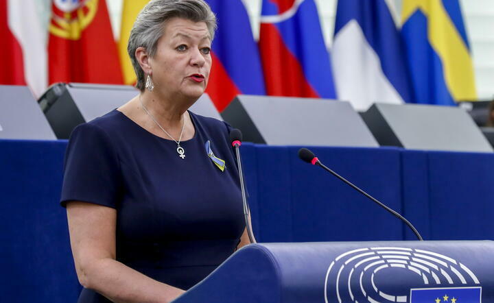 komisarz UE ds. wewnętrznych Ylva Johansson / autor: fotoserwis PAP