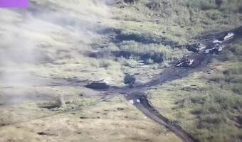 WIDEO. Ukraina zniszczyła kolumnę rosyjskich czołgów T-90M!