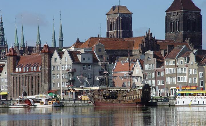 Gdańsk: panorama Starego Miasta nad Motławą, fot. materiały UM Gdańsk