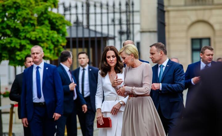 Pierwsza Dama RP z księżną Katarzyną / autor: fot. Fratria