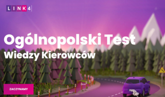 Rozwiąż test kierowcy i zdobądź zniżkę na OC i AC w LINK4