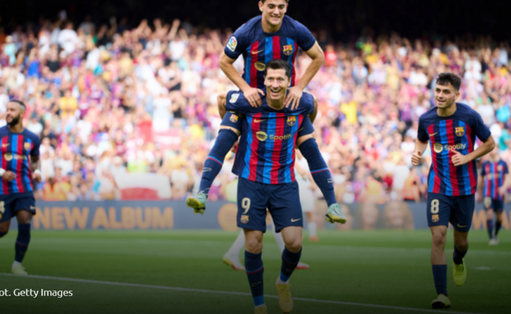 Robert Lewandowski w barwach FC Barcelony / autor: fcbarca.com