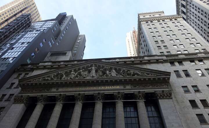 Siedziba nowojorskiej giełdy NYSE przy Wall Street / autor: Fratria / MK