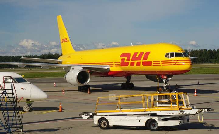 Samolot cargo firmy DHL. ZDJĘCIE ILUSTRACYJNE / autor: Fratria / MK