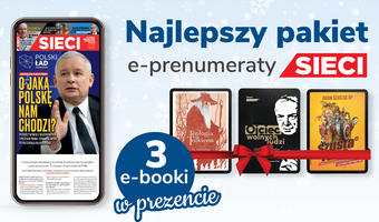 3 e-booki w prezencie dla e-prenumeratorów tygodnika Sieci