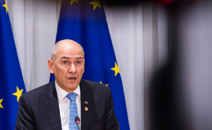 Premier Słowenii Janez Jansa / autor: PAP