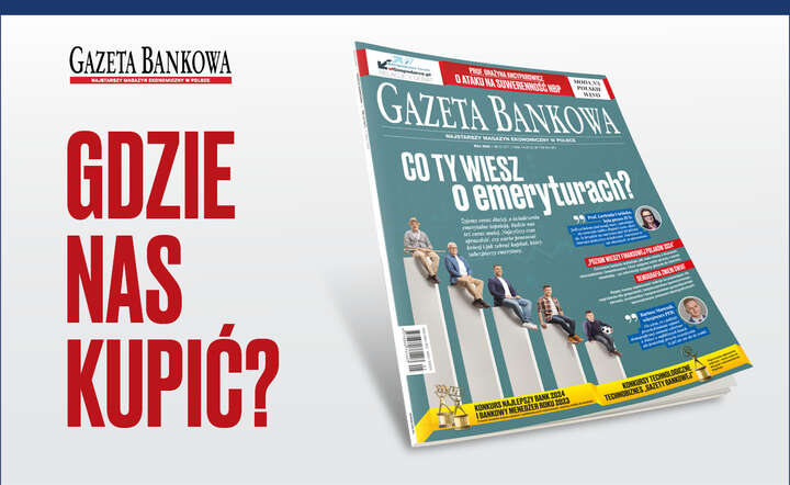 Okładka Gazety Bankowej / autor: Fratria