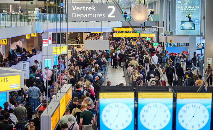 Lotnisko Schiphol w Amsterdamie / autor: PAP/EPA