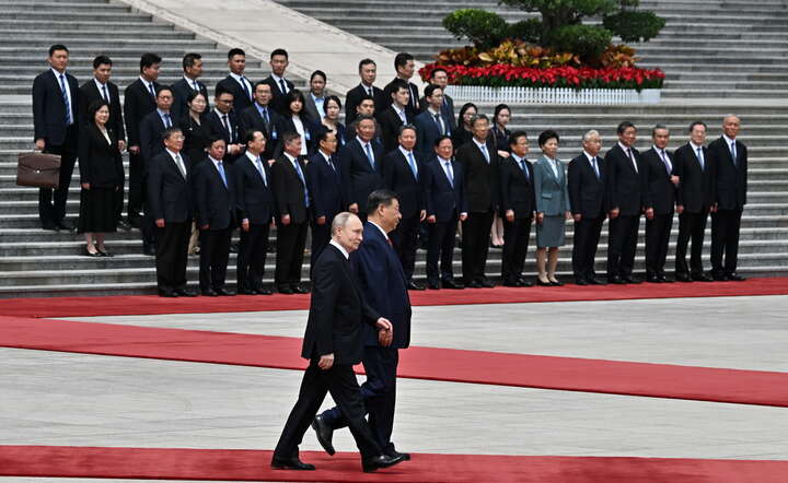 Wizyta prezydenta Rosji / autor: PAP/EPA/SERGEY BOBYLEV / SPUTNIK / KREMLIN POOL