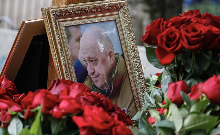 szef Grupy Wagnera Jewgenij Prigożyn - pogrzeb / autor: PAP/EPA/STRINGER