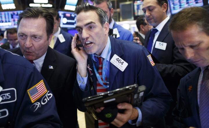 Parkiet na Wall Street, 9 listopada, fot. PAP/EPA/Justin Lane