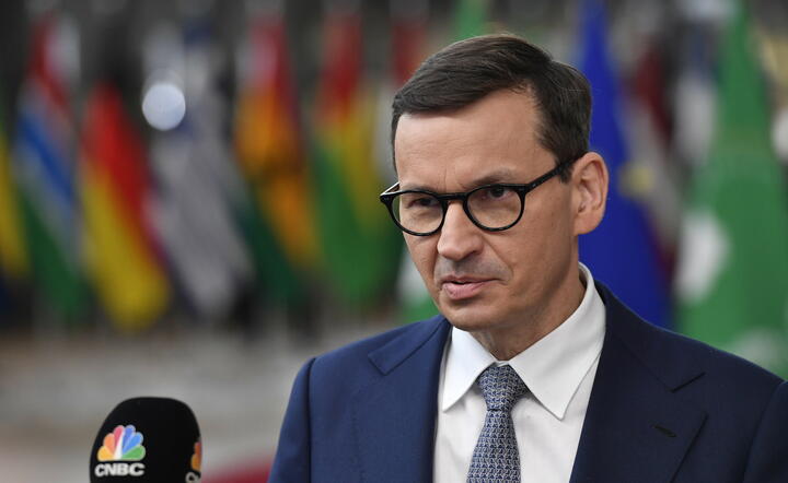 premier Mateusz Morawiecki / autor: PAP/EPA/GEERT VANDEN WIJNGAERT / POOL