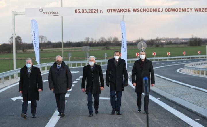 Otwarcie obwodnicy Wrześni  / autor: PAP