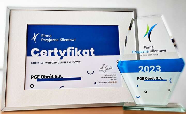 PGE Obrót po raz 11. z godłem „Firma Przyjazna Klientowi”