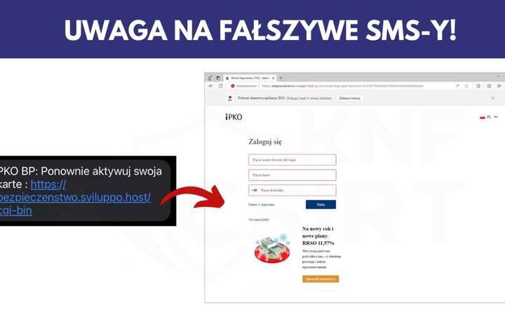 Jak hakerzy atakują klientów banków? / autor: materiały prasowe / @CSIRT_KNF