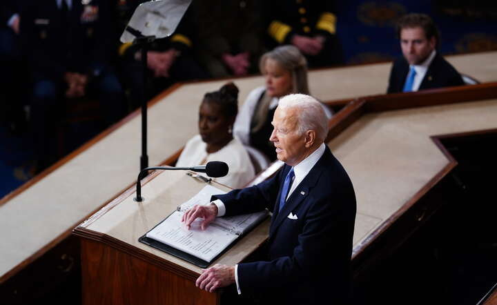 To nie jest zwykły moment - mówił Joe Biden / autor: Fot. WILL OLIVER/EPA/PAP
