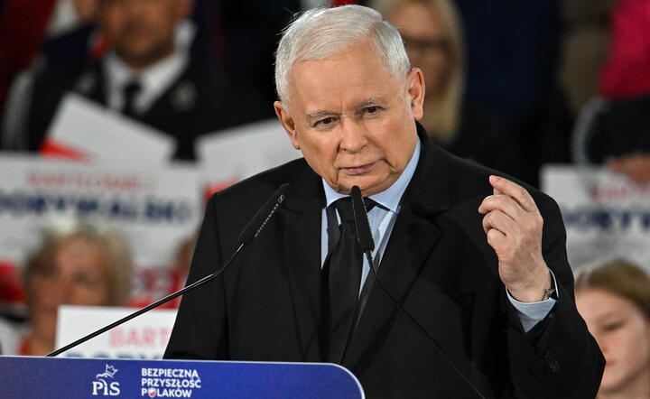 Prezes PiS Jarosław Kaczyński / autor: PAP