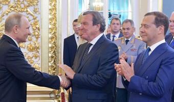 Schroeder to rzecznik Putina, szerzy propagandę Kremla