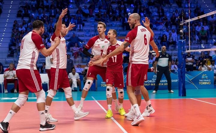 reprezentacja Polski w siatkówce podczas meczu Ligi Narodów / autor: PAP