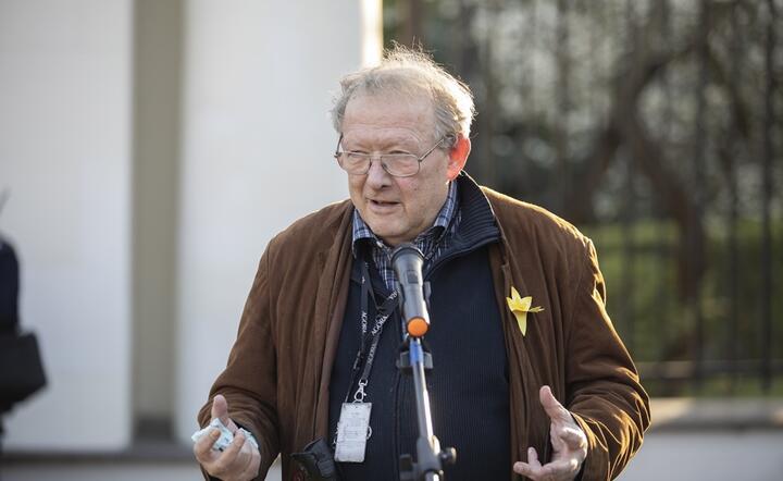 Redaktor naczelny "Gazety Wyborczej" Adam Michnik  / autor: Fratria