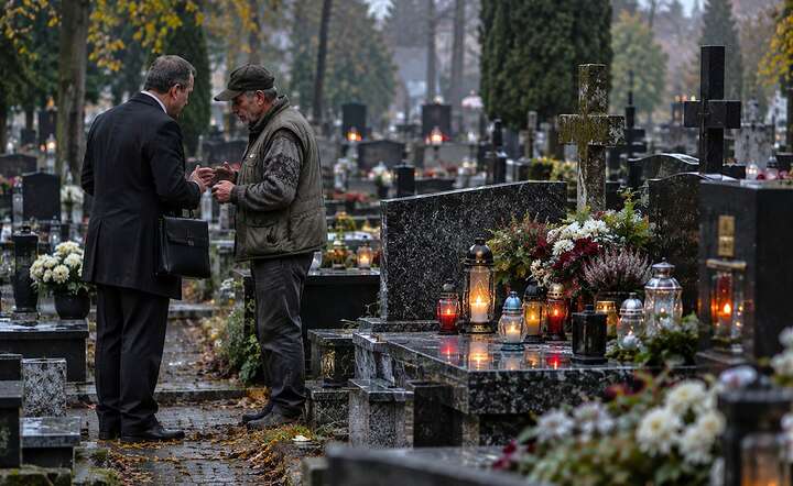 Groby w atrakcyjnych lokalizacjach stały się towarem deficytowym.  / autor: AI/GS