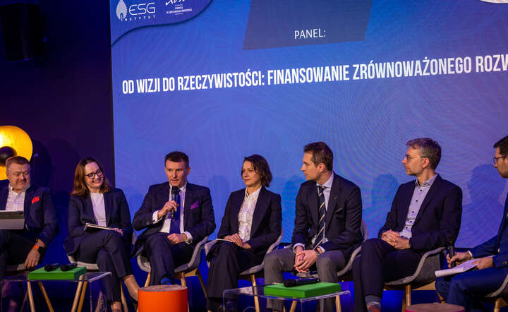 Debata „Od wizji do rzeczywistości: finansowanie zrównoważonego rozwoju”,  podczas IV Kongresu ESG / autor: materiały prasowe, fot. Anna Liminowicz