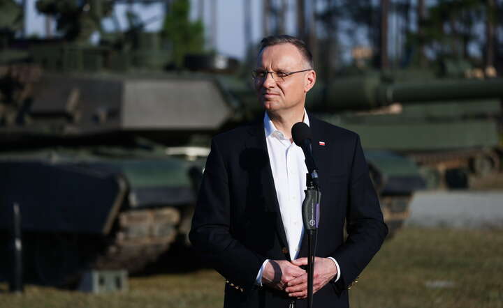 Prezydent RP Andrzej Duda w Fort Stewart / autor: PAP/Leszek Szymański