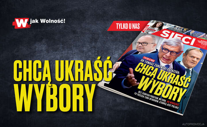 Okładka tygodnika Sieci / autor: Fratria 