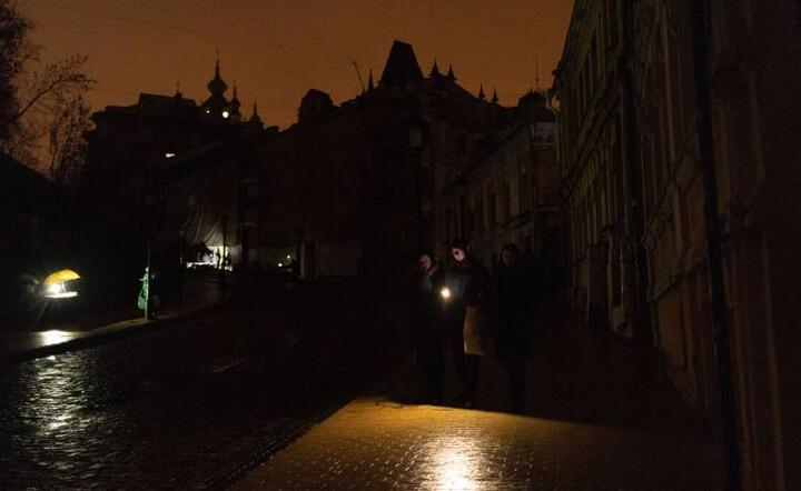 Kijów bez prądu  / autor: PAP/EPA/Roman Pilipey 