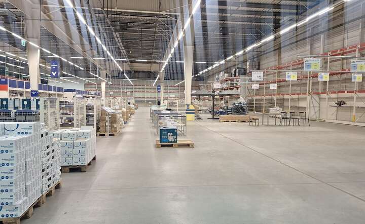 Jedna z zamkniętych hal. / autor: NSZZ „Solidarność” w Makro Cash and Carry Polska