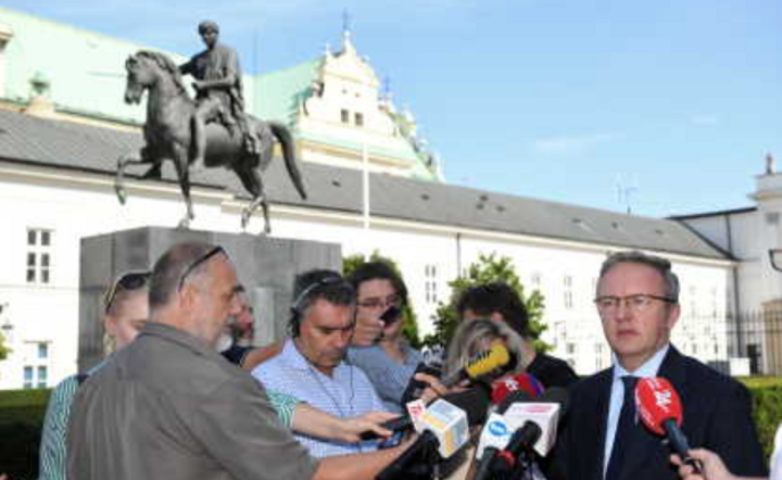 Krzysztof Szczerski, szef gabinetu prezydenta  / autor: PAP/Radek Pietruszka