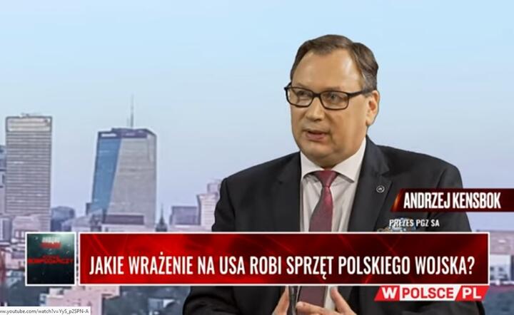 Andrzej Kensbok, prezes Polskiej Grupy Zbrojeniowej / autor: Fratria