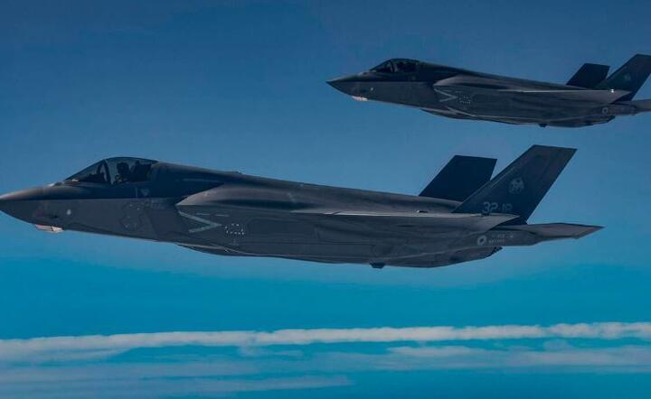 Myśliwce F-35 / autor: PAP/EPA/Giuseppe Lami