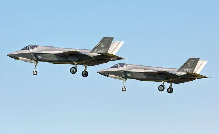 Para myśliwców F-35 holenderskich sił powietrznych / autor: Pixabay