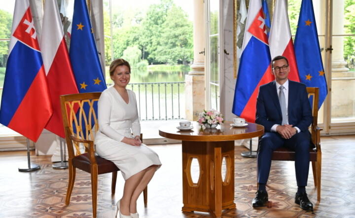 Zuzana Czaputova,	Mateusz Morawiecki / autor: PAP