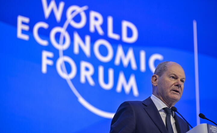 Kanclerz Niemiec Olaf Scholz / autor: PAP/EPA/GIAN EHRENZELLER