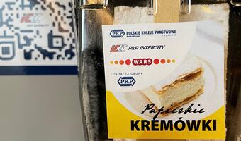„Papieskie” kremówki 2 kwietnia na pokładzie PKP Intercity