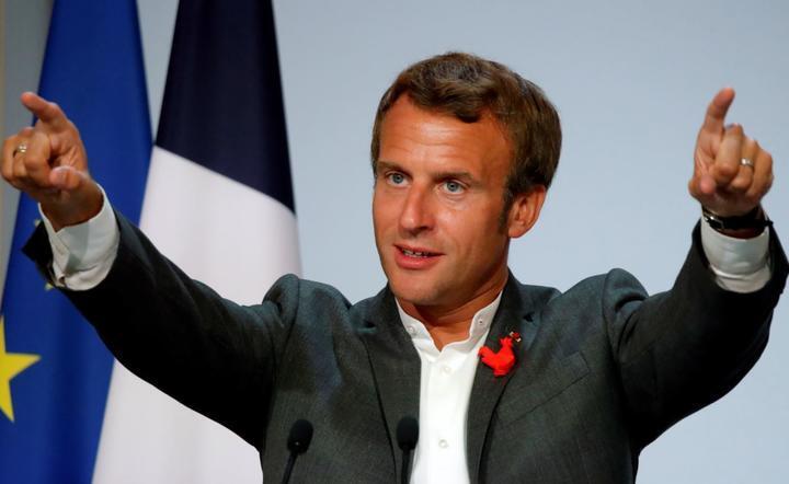 prezydent Francji Emmanuel Macron / autor: PAP