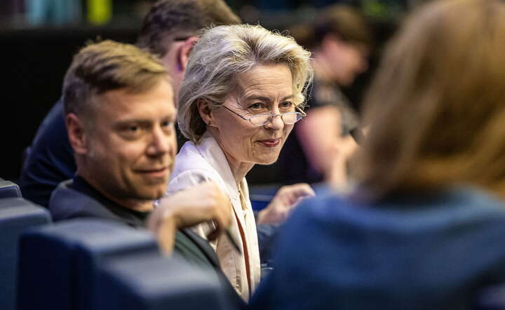 Szefowa KE Ursula von der Leyen / autor: PAP/EPA/CHRISTOPHE PETIT TESSON