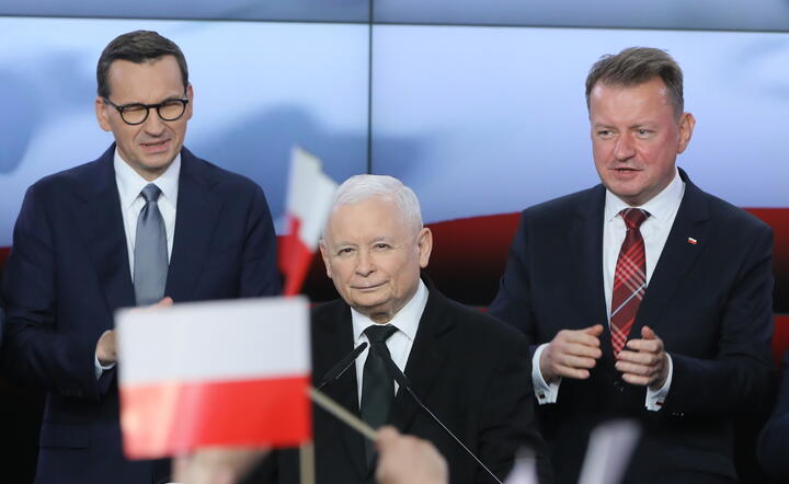 WARSZAWA WIECZÓR WYBORCZY W SZTABIE PIS / autor: PAP/Paweł Supernak