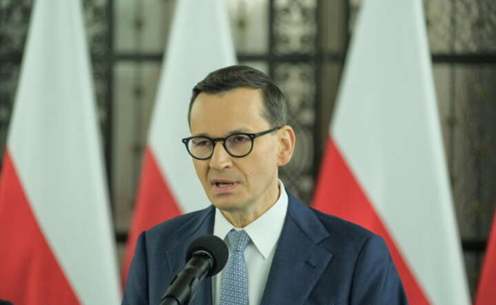 Poseł PiS Mateusz Morawiecki podczas konferencji prasowej w Sejmie / autor: PAP/ Mateusz Marek 