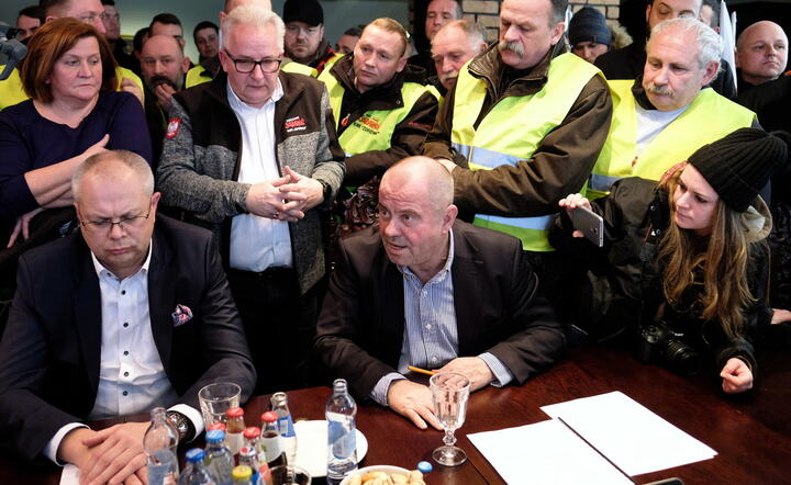 JSW/RADA NADZORCZA/ZWIĄZKI/MANIFESTACJA / autor: PAP/Andrzej Grygiel