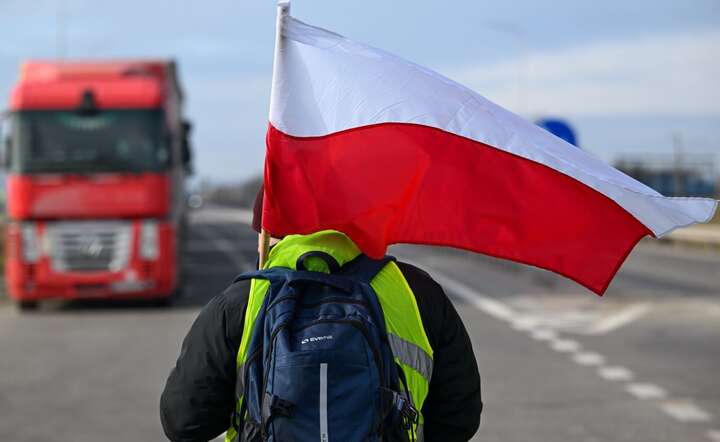 Blokada na granicy  / autor: PAP/Darek Delmanowicz