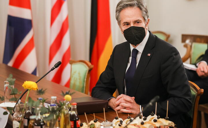sekretarz stanu USA Antony Blinken / autor: PAP/EPA/RONALD WITTEK / POOL