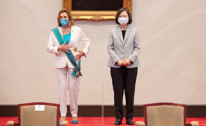 TAIWAN USA DIPLOMACY / autor: PAP/EPA/TAIWAN PRESIDENTIAL PALACE HANDOUT