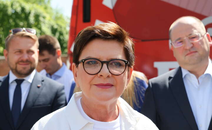 Europosłanka Beata Szydło podczas środowych spotkań na Mazowszu / autor: PAP